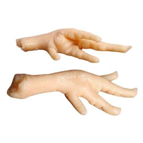 2 Stück Hühnerfüße Modell Küche Fleischmodell Simulierte Hühnerfüße Gefälschte Hühnerfüße Für Hühner Realistische Form Simulation Fleisch Requisiten Nachahmung Gefüllte 2 Stück Hühnerfüße Modell Küche Fleischmodell Simulierte Hühnerfüße Gefälschte Hühnerfüße Für Hühner Realistische Form Simulation Fleisch Requisiten Nachahmung Gefüllte von Mobestech