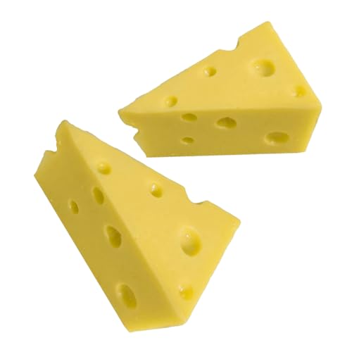 2 Stück Simulation Modell Künstliches Ornament für Kreative Fotografie Küchen Dekoration Realistisches Fake Food für Ansprechende Präsentationen und DIY Landschaftsdesign von Mobestech