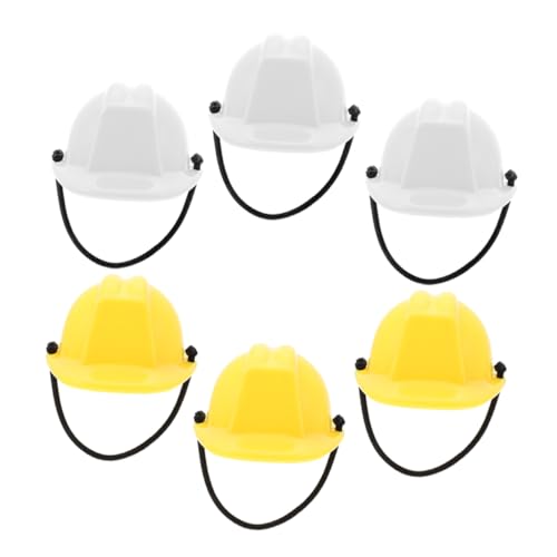 6 Stück Teiliges Mini Sicherheitshelme und Realistische Bauhelme für Puppen und Dekoration für Kreative Spielideen und Baustellen Themenpartys 6 Stück Teiliges Mini Sicherheitshelme und Realistische Bauhelme für Puppen und Dekoration für Kreative Spielideen und Baustellen Themenpartys von Mobestech