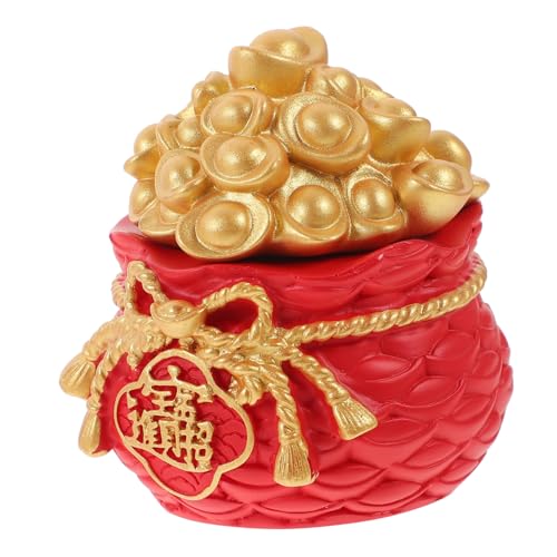 Kreatives Geldsäckchen Ornament aus Resin Chinesische Dekoration für Neujahr für Garten und Repräsentiert Wohlstand Kreatives Geldsäckchen Ornament aus Resin Chinesische Dekoration für Neujahr für Garten und Repräsentiert Wohlstand von Mobestech