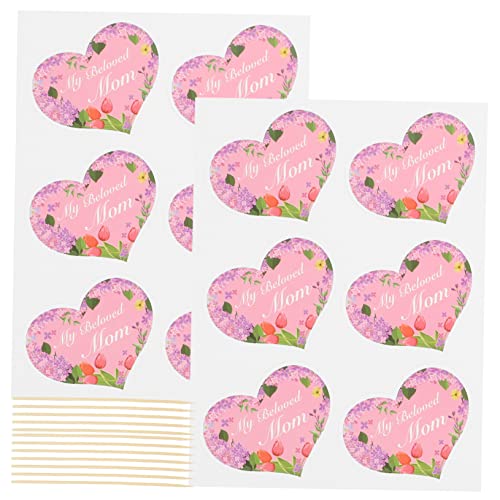 Mobestech 1 Satz Kuchendekorationseinsatz Kuchen -topper Cupcake -topper Geburtstagskerzen Pappbecher Essen Topper Zum Einsetzen Von Kuchen Topper Zum Muttertag Holz 48 Stück von Mobestech