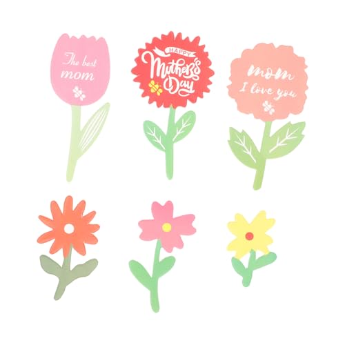 Mobestech 1 Satz Kuchendekorationsset Blumenkuchen -picks Topper Mutter Mama Kuchen Dekorationen Kuchendeckel Dessert-kuchen-dekoration Bambusstab Colorful 60 Stück Mobestech 1 Satz Kuchendekorationsset Blumenkuchen -picks Topper Mutter Mama Kuchen Dekorationen Kuchendeckel Dessert-kuchen-dekoration Bambusstab Colorful 60 Stück von Mobestech
