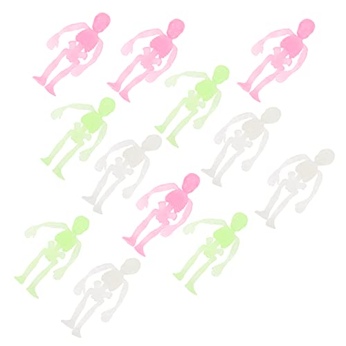 Mobestech 1 Satz Leuchtendes Skelett Skelett Dekoration Skelett Außerirdischer Gefälscht Masken Riese Dinosaurier Für Partytüten Tiere Plastik 12st von Mobestech