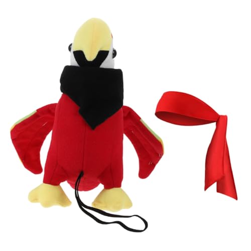 Mobestech 1 Satz Papagei für Schulter Teiliges mit Schwarzem Bandana und Kopftuch für Halloween und Piratenpartys von Mobestech
