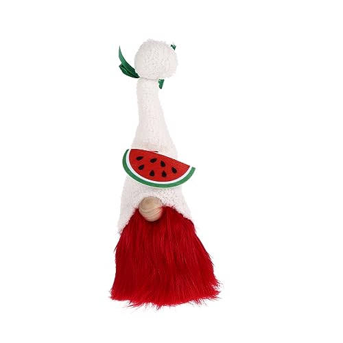 Mobestech 1 Stück Gesichtslose Puppe Wassermelonenpuppe Hawaiianischer Gnom Plüschzwerge Geburtstagszwerge Plüschzwergpuppe Karnevalszwerg Zwergpuppe Zwergpuppe Dekorzwerge Plüschtiere von Mobestech
