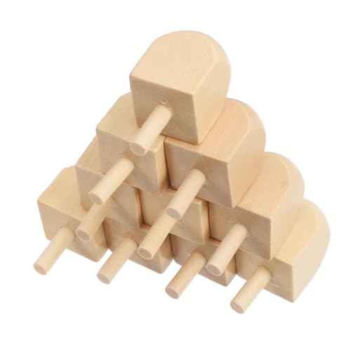 Mobestech 10 Stück hölzerner Kreisel Große Dreidel aus Holz Holzdreidel unvollendet Masse Dreidel Leere hölzerne Dreidel großer Dreidel musikalischer Dreidel Lotusbaum Beige Mobestech 10 Stück hölzerner Kreisel Große Dreidel aus Holz Holzdreidel unvollendet Masse Dreidel Leere hölzerne Dreidel großer Dreidel musikalischer Dreidel Lotusbaum Beige von Mobestech