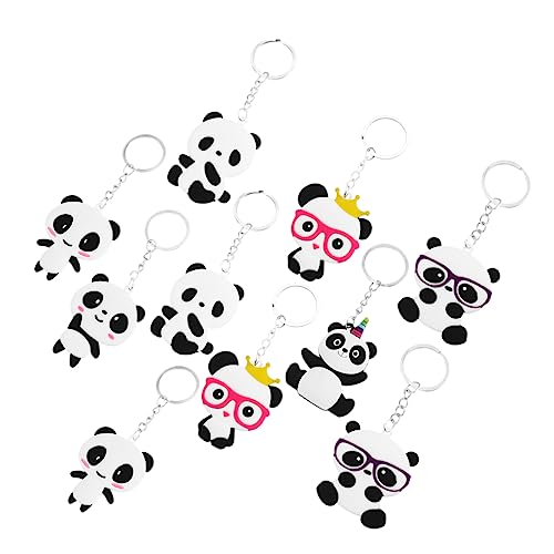 Mobestech 10Stücke Panda Schlüsselanhänger Niedliche Schlüsselbund Dekoration aus für Kindergeburtstagsfeiern Taschenanhänger Mobestech 10Stücke Panda Schlüsselanhänger Niedliche Schlüsselbund Dekoration aus für Kindergeburtstagsfeiern Taschenanhänger von Mobestech