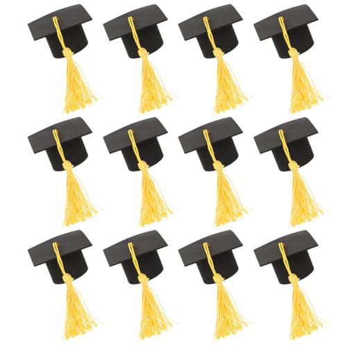 Mobestech 12 Stück Bachelor Hut Ornamente Klasse Von 2023 Tortenaufsatz Abschlusshut Für Kuchen Weinflaschenaufsatz Abschlusskappen Topper Für Klein Abschluss Gelb Mobestech 12 Stück Bachelor Hut Ornamente Klasse Von 2023 Tortenaufsatz Abschlusshut Für Kuchen Weinflaschenaufsatz Abschlusskappen Topper Für Klein Abschluss Gelb von Mobestech
