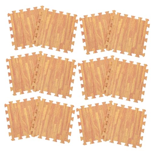 Mobestech 12 Stück Teiliges Krabbelmatten aus Atmungsaktivem Schaumstoff Holzmaserung Puzzle Spielmatte Schadstofffrei rutschfest und Waschbar für Junge Mädchen und Kinderzimmerboden Mobestech 12 Stück Teiliges Krabbelmatten aus Atmungsaktivem Schaumstoff Holzmaserung Puzzle Spielmatte Schadstofffrei rutschfest und Waschbar für Junge Mädchen und Kinderzimmerboden von Mobestech