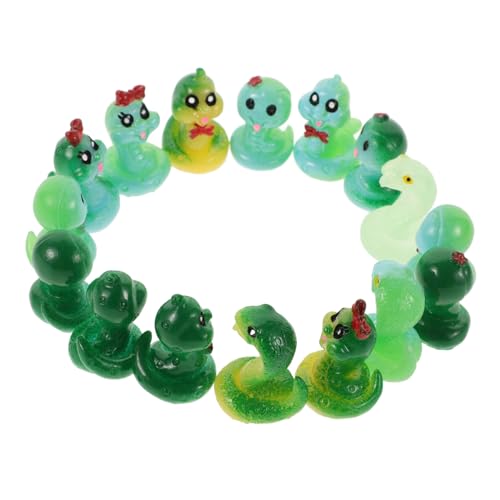 Mobestech 16 Stück Teiliges Schlangen aus Langlebigem Harz Leuchtende Tierfiguren mit Detailreicher Verarbeitung Kleine Dekorative Schlangenfiguren für Mobestech 16 Stück Teiliges Schlangen aus Langlebigem Harz Leuchtende Tierfiguren mit Detailreicher Verarbeitung Kleine Dekorative Schlangenfiguren für von Mobestech