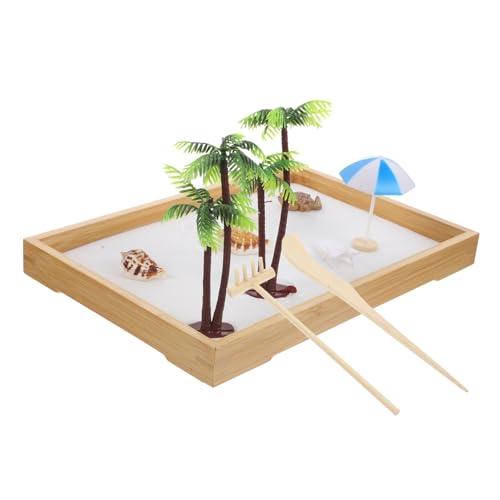 Mobestech 1Satz Miniatur Sandtablett für DIY Zen Strand Dekoration Kreative Miniaturlandschaft für Entspannung und Meditation für Bastelfreunde Mobestech 1Satz Miniatur Sandtablett für DIY Zen Strand Dekoration Kreative Miniaturlandschaft für Entspannung und Meditation für Bastelfreunde von Mobestech