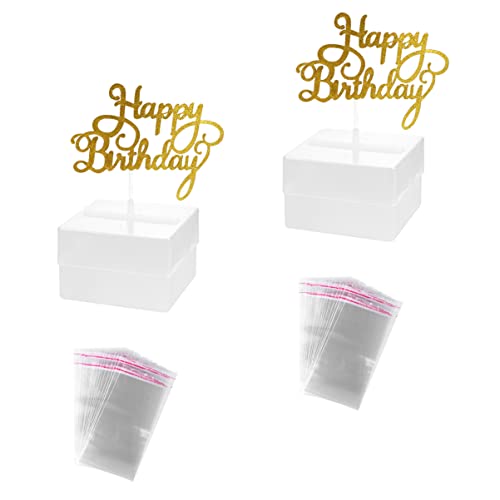 Mobestech 2 Satz Cake Money Box mit Kuchen Topper Geldgeschenk Box für Geburtstagsfeier Partybedarf zur Dekoration und Erinnerungen Schaffen Mobestech 2 Satz Cake Money Box mit Kuchen Topper Geldgeschenk Box für Geburtstagsfeier Partybedarf zur Dekoration und Erinnerungen Schaffen von Mobestech