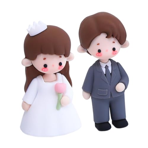 Mobestech 2 Stück Braut und Bräutigampuppe Braut Kuchen Topper Hochzeitstortedekor Cartoon-Kuchendeckel Hochzeitstortendekorationen Kuchen -Topper für Frauen weiches Gummi Mobestech 2 Stück Braut und Bräutigampuppe Braut Kuchen Topper Hochzeitstortedekor Cartoon-Kuchendeckel Hochzeitstortendekorationen Kuchen -Topper für Frauen weiches Gummi von Mobestech