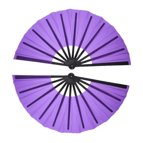 Mobestech 2 Stück Großer Faltbarer Chinesischer Tanzfächer mit Laut Klackendem Stabilem Kunststoffgriff und Metallverstärkung Geeignet für Tai Chi Kung Fu Hochzeiten Festivals und Mobestech 2 Stück Großer Faltbarer Chinesischer Tanzfächer mit Laut Klackendem Stabilem Kunststoffgriff und Metallverstärkung Geeignet für Tai Chi Kung Fu Hochzeiten Festivals und von Mobestech