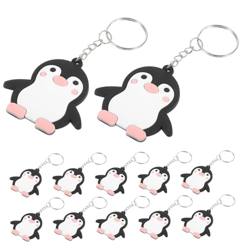 Mobestech 24 Stück Teiliges Pinguin Schlüsselanhänger Niedlicher Tieranhänger Leicht und Kompakt Praktisch für Rucksack Tasche Partygeschenk Langlebig und Vielseitig für Alltag und von Mobestech