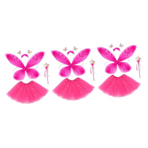 Mobestech 3 Sätze Schmetterlingsflügel eingestellt Schmetterlings-Fee-Kostüm Kleid Schmetterlings-Stirnband Märchenkostüm für Mädchen Schmetterlings-Kostümzubehör Flügel Cosplay Kostüm Stoff Mobestech 3 Sätze Schmetterlingsflügel eingestellt Schmetterlings-Fee-Kostüm Kleid Schmetterlings-Stirnband Märchenkostüm für Mädchen Schmetterlings-Kostümzubehör Flügel Cosplay Kostüm Stoff von Mobestech
