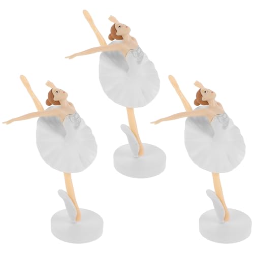 Mobestech 3 Stück Kuchendekoration Tortenaufsätze Für Geburtstage Figur Wunder Mädchen Party Ornamente Ballettröckchen Topper Dekorieren Von Balletttorten Girly Miniatur Pvc Weiß Mobestech 3 Stück Kuchendekoration Tortenaufsätze Für Geburtstage Figur Wunder Mädchen Party Ornamente Ballettröckchen Topper Dekorieren Von Balletttorten Girly Miniatur Pvc Weiß von Mobestech