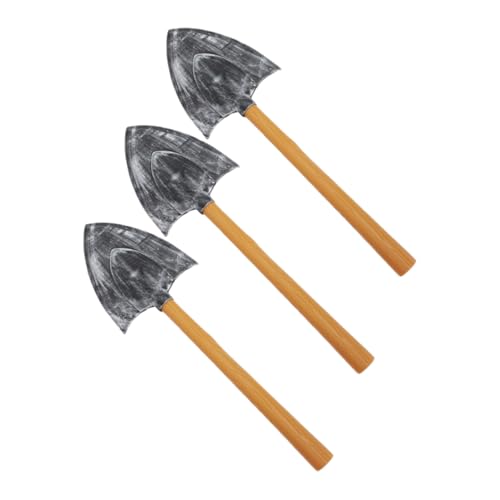 Mobestech 3 Stück Schaufelstütze gefälschte Axe -Requisite Plastikspaten Halloween Heugabel Stützaxt Schwamm Mobestech 3 Stück Schaufelstütze gefälschte Axe -Requisite Plastikspaten Halloween Heugabel Stützaxt Schwamm von Mobestech