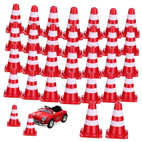Mobestech 30Stücke Mini Verkehrskegel Simulationsstraßenschilder für Robuste Spielzeuge für Verkehrssicherheit Lernhilfe und Partydekoration Verkehrserziehungsspielzeug Mobestech 30Stücke Mini Verkehrskegel Simulationsstraßenschilder für Robuste Spielzeuge für Verkehrssicherheit Lernhilfe und Partydekoration Verkehrserziehungsspielzeug von Mobestech