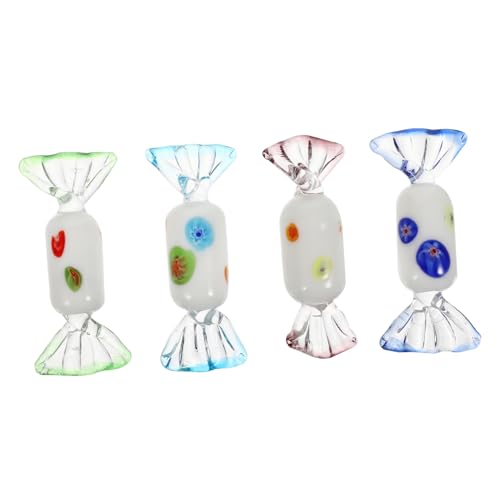 Mobestech Glas Candy Ornamente Set Lebensechte Hause Dekoration Glas Candy Japanische Ästhetik von Mobestech