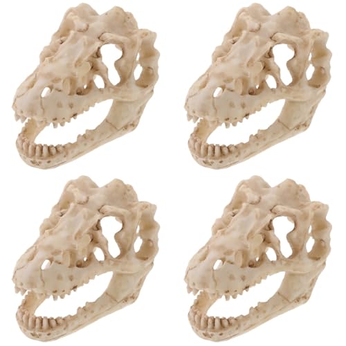 Mobestech 4 Stück Harz Reptil Dinosaurier Modell Totenköpfe Kostüm Halloween Skelett Halloween Mini Skelett Hund Dinosaurier Party Maske Dinosaurier Menschliches Mobestech 4 Stück Harz Reptil Dinosaurier Modell Totenköpfe Kostüm Halloween Skelett Halloween Mini Skelett Hund Dinosaurier Party Maske Dinosaurier Menschliches von Mobestech