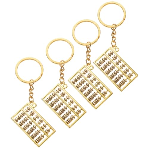 Mobestech 4 Stück Teiliges Legierungs Schlüsselanhänger Kreative Schlüsselring Dekoration für Taschen DIY Projekte Leicht Tragbar für Männer und Frauen von Mobestech
