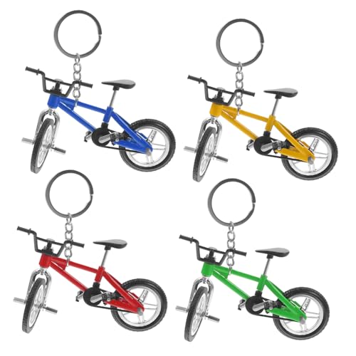 Mobestech 4 Stück Teiliges Mini Fahrradmodell Schlüsselanhänger aus Legierung Retro Mountainbike Dekoration für Schlüssel und Taschen für Sammler und Radfahrer Mobestech 4 Stück Teiliges Mini Fahrradmodell Schlüsselanhänger aus Legierung Retro Mountainbike Dekoration für Schlüssel und Taschen für Sammler und Radfahrer von Mobestech