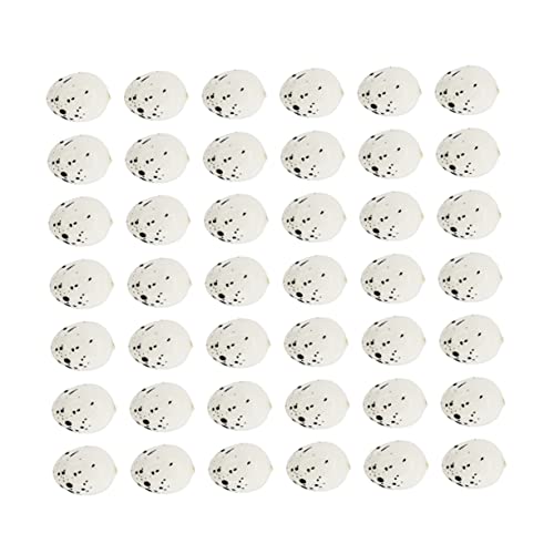 Mobestech 50 Stück Teiliges Künstliche Mini Vogeleier aus Realistischem Material Dekorative Ostereier für Bastelarbeiten Kreative Frühlings und Osterdekoration für Party und von Mobestech