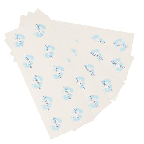 Mobestech 50Blätter Geschenketiketten Aufkleber für Babyparty Selbstklebende Sticker für Geschenkboxen Dekoration und Umschläge und Langlebig für Scrapbooking und Feiern Mobestech 50Blätter Geschenketiketten Aufkleber für Babyparty Selbstklebende Sticker für Geschenkboxen Dekoration und Umschläge und Langlebig für Scrapbooking und Feiern von Mobestech