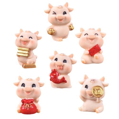 Mobestech 6 Stück Kuh-Mikro-Landschaftsverzierung klein Miniaturgartenverzierung neu Ornament für bürodeko Cute Decor wohnungsdeko miniaturen Figuren Stier-Statue Mikrolandschaft Harz Mobestech 6 Stück Kuh-Mikro-Landschaftsverzierung klein Miniaturgartenverzierung neu Ornament für bürodeko Cute Decor wohnungsdeko miniaturen Figuren Stier-Statue Mikrolandschaft Harz von Mobestech