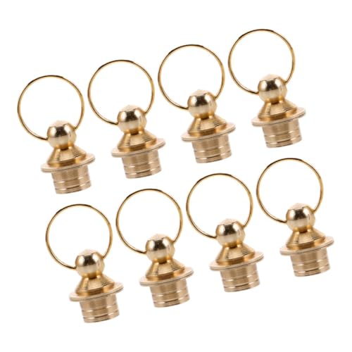 Mobestech 8 Stück Ballenhülse aus Kupfer Radmutterabdeckungen von Alcoa Kupferschublade zieht kleine Metalldosen mit Deckel Gewindeeinsatz aus Holz Messing Golden Mobestech 8 Stück Ballenhülse aus Kupfer Radmutterabdeckungen von Alcoa Kupferschublade zieht kleine Metalldosen mit Deckel Gewindeeinsatz aus Holz Messing Golden von Mobestech
