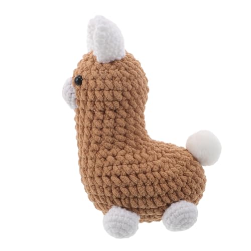 Mobestech Handgefertigter Häkel-alpaka-anhänger Dekoratives Leichtes Handgestricktes Tier-Ornament für Schlüsselanhänger Rucksack oder Wohnaccessoires Attraktives und Tragbares Design von Mobestech