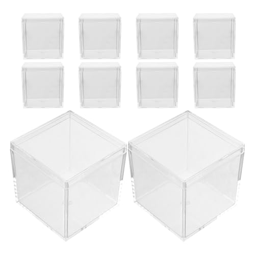 Mobestech Deckel Für Probenpräsentationsboxen Aus Lebensmittelechtem Kunststoff 10 Stück Für Einfache Organisation von Mobestech