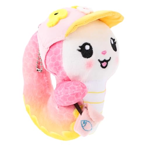Mobestech Maskottchenpuppe Hängende Schlangenpuppe Ornament Schlange Stofftier Tiere Schlüsselanhänger Anhänger Stofftier Hängendes Ornament Stofftier Schlüsselanhänger Anhänger Plüsch von Mobestech