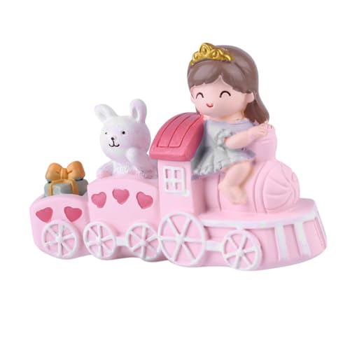 Mobestech Niedlicher Zug Cake Topper Rosa Zugfigur Dekoratives Geburtstagskuchenzubehör Mädchen Deko Desktop Ornament Kreative Tortendeko für Kinderzimmer und Party Mobestech Niedlicher Zug Cake Topper Rosa Zugfigur Dekoratives Geburtstagskuchenzubehör Mädchen Deko Desktop Ornament Kreative Tortendeko für Kinderzimmer und Party von Mobestech