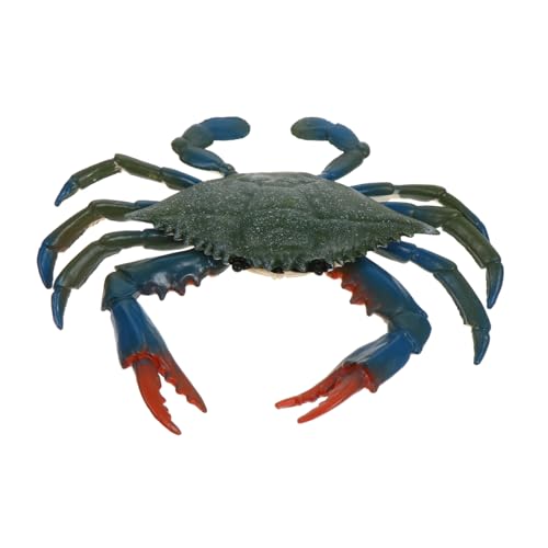 Mobestech Simulationskrabbenmodell aus Hochwertigem Realistisches Ozeantier Leichtes Aquarium Ornament Robustes für Kinderzimmer Dekoration und Lernspielzeug von Mobestech