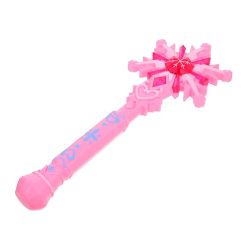 Mobestech Zauberstab Leuchtender Zauberstab Fee Weihnachtsfee Zauberstäbe Für Mädchen Feiertagsgeschenk Kleinkind Prinzessin Schneeflocke Spiel LED Feenstäbe von Mobestech