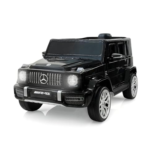 Mobiclinic®, Elektrisches Kinderauto, Mercedes Benz AMG G63, Fernbedienung und Pedal, 12V Batteriebetriebener Geländewagen, MP3, Bluetooth, USB, Lichter und Musik, bis zu 5km/h, +3 Jahren, Terrakid von Mobiclinic