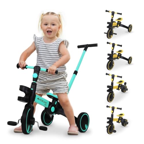 Mobiclinic® Kids, 5-in-1-dreirad, Chase, Evolutionär, Von 1 bis 5 Jahren, Verstellbarer Lenker und Sitz, 3, Kg Ultraleicht, Einfache Montage, Kinderfahrräder, Pannensichere räder, Zu 25 von Mobiclinic