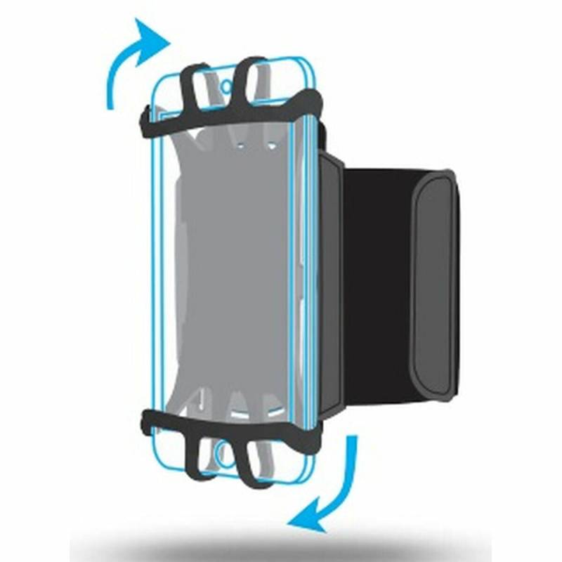 Mobiles Armband Mobilis 030003 Schwarz Silikon von Mobilis