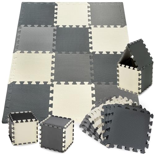 Moby-System Puzzlematte G 1 2 N - Krabbelmatte Baby 120 x 90 x 1,2 cm, wasserdichte Spielmatte für Baby Spielzeug, Weiche Krabbelunterlage, Faltbar & Tragbar Moby-System Puzzlematte G 1 2 N - Krabbelmatte Baby 120 x 90 x 1,2 cm, wasserdichte Spielmatte für Baby Spielzeug, Weiche Krabbelunterlage, Faltbar & Tragbar von Moby-System