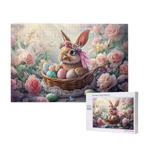 1000 Teile Puzzle Zum Thema Ostern, Helle Und Farbenfrohe Puzzles, Holzpuzzle, Puzzlespielzeuge, Die Für Die Eltern-Kind-Interaktion Geeignet Sind 1000 Teile Puzzle Zum Thema Ostern, Helle Und Farbenfrohe Puzzles, Holzpuzzle, Puzzlespielzeuge, Die Für Die Eltern-Kind-Interaktion Geeignet Sind von MocArt