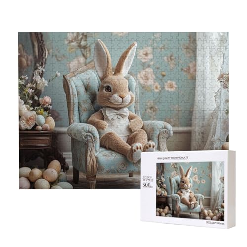 500 Teile Tiere Puzzles, Abstrakte Kunst, Puzzle Mit Ostermotiven, Für Erwachsene Und Kinder Ab 14 Jahren von MocArt