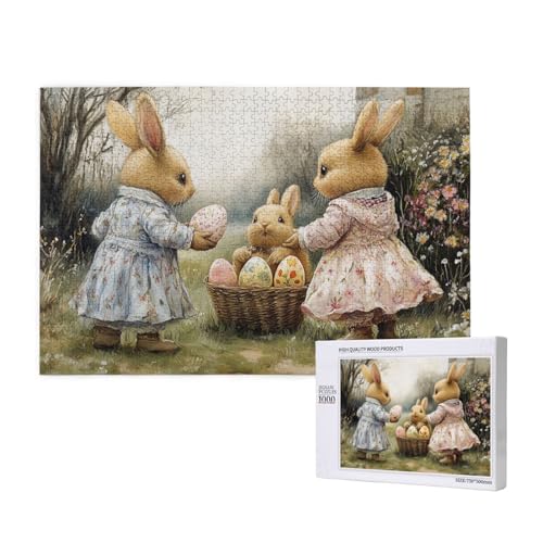 Klassische Puzzles 1000 Teile, Hasen Osterei Puzzle, DIY Moderne Wandkunst Dekor, Puzzles Für Anspruchsvolle Familienaktivitäten Klassische Puzzles 1000 Teile, Hasen Osterei Puzzle, DIY Moderne Wandkunst Dekor, Puzzles Für Anspruchsvolle Familienaktivitäten von MocArt