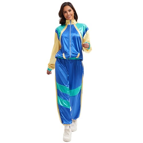 MocArt 80er 90er Jahre Outfit Damen und Herren, Retro Karneval Trainingsanzug Damen, Schlager Outfit Damen, Fasching 80er, Bad Taste Outfit Damen, Jogginganzug 80er, Disco Hippie Tanz Party, Hip-Hop MocArt 80er 90er Jahre Outfit Damen und Herren, Retro Karneval Trainingsanzug Damen, Schlager Outfit Damen, Fasching 80er, Bad Taste Outfit Damen, Jogginganzug 80er, Disco Hippie Tanz Party, Hip-Hop von MocArt