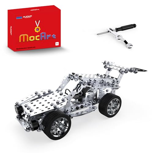 MocArt YK602 3D Metal Puzzle Modell, Rennsport 802 Modell, 333 Teile, Super-Auto Modell Kit, Desktop -Ornamente, Geschenke für Erwachsene von MocArt