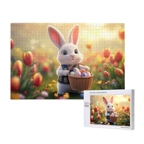 Osterhasen Puzzle 1000 Teile, Helle Und Farbenfrohe Puzzles, Osterei Holzpuzzle, Einzigartiges Geschenk Home Decor Osterhasen Puzzle 1000 Teile, Helle Und Farbenfrohe Puzzles, Osterei Holzpuzzle, Einzigartiges Geschenk Home Decor von MocArt