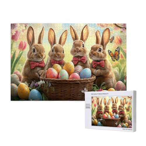 Puzzle 1000 Pieces, Puzzel Mit Ostermotiven, Kreatives Buntes Holzpuzzle, Geschenke Für Puzzles Liebhaber Puzzle 1000 Pieces, Puzzel Mit Ostermotiven, Kreatives Buntes Holzpuzzle, Geschenke Für Puzzles Liebhaber von MocArt
