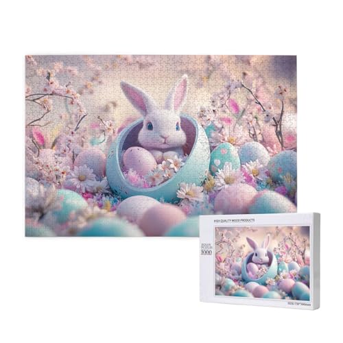 Puzzle 1000 Teile Tiere, Easter Egg Bunny Style Puzzles, Puzzle-Bunt Kunstwerke, Einzigartige-Wooden-Puzzles, Herausforderndes-Puzzel Puzzle 1000 Teile Tiere, Easter Egg Bunny Style Puzzles, Puzzle-Bunt Kunstwerke, Einzigartige-Wooden-Puzzles, Herausforderndes-Puzzel von MocArt