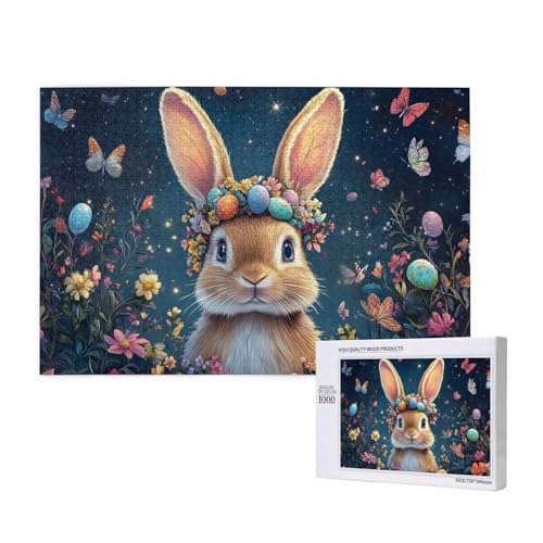 Puzzle 1000 Teile Tiere, Kreatives Buntes Holzpuzzle, Kunst-Puzzle Zum Ausstellen Mit Ostermotiven Im Märchenstil, DIY Moderne Wandkunst Puzzle 1000 Teile Tiere, Kreatives Buntes Holzpuzzle, Kunst-Puzzle Zum Ausstellen Mit Ostermotiven Im Märchenstil, DIY Moderne Wandkunst von MocArt